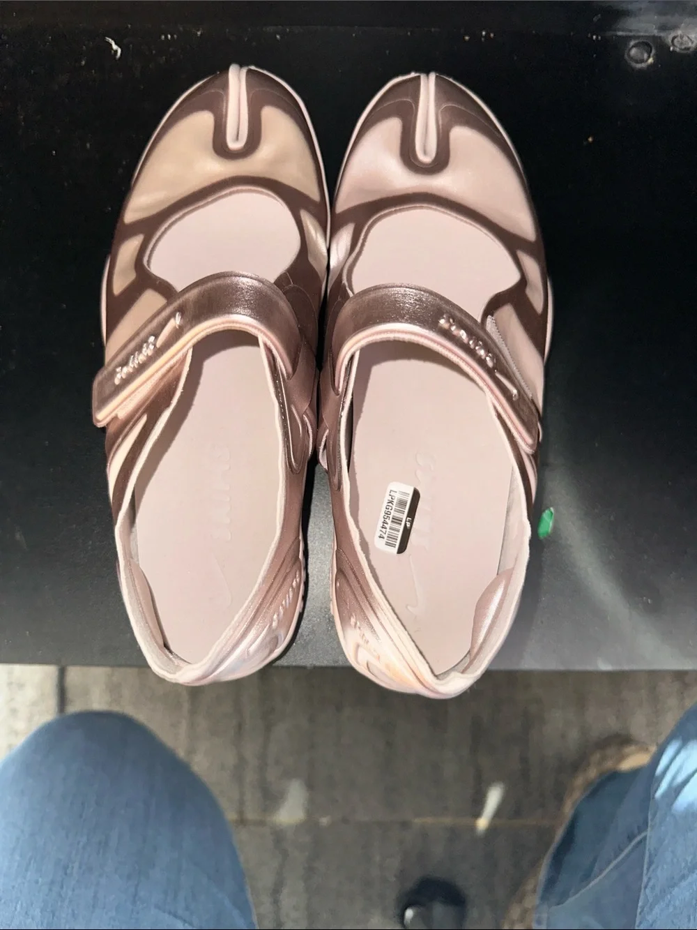 Nike Women’s Metallic Rose Mary Jane Sandals